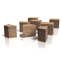 Contemporary coffee table ECOcardboardrectangularhome