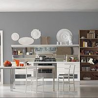 Contemporary table ALU BRILLaluminumaluminum baserectangular