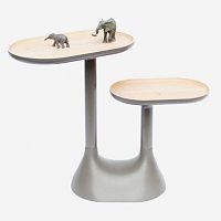 Contemporary side table BAOBABbeechovalhome