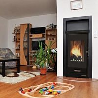 Wood boiler stove 13/10.213 kWmulti-fuelfree-standing