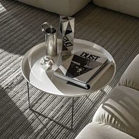 Contemporary nesting tables Fat-Fatsheet steelpainted steelsteel base