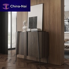 Sideboard with long legs DUOOcontemporarywood veneermetal