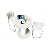 Original table EPOWERTABLEwoodenmetal baseround