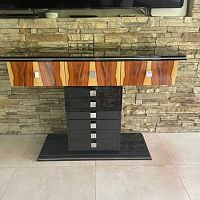 Art Deco sideboard table rosewoodrosewood baserectangular