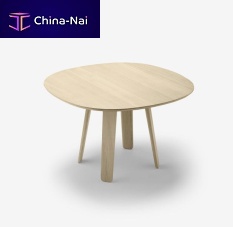 Contemporary table TRIKUoakoak baseround